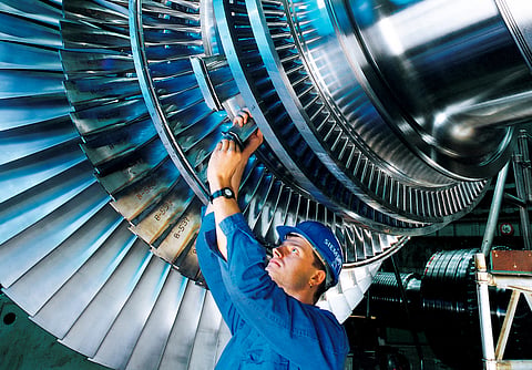 Gas fired turbine