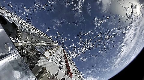 Starlink satellites ready for deployment.