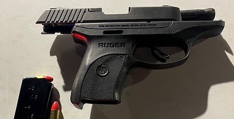 Loaded gun seized by EPS