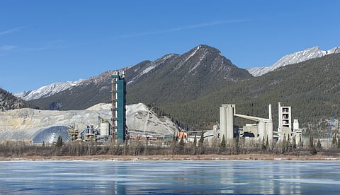 Lafarge Exshaw cement plant.