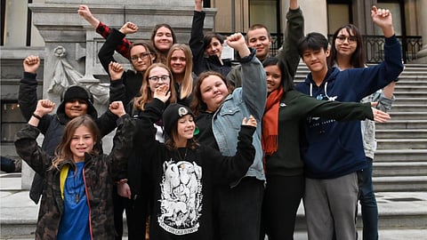 Plaintiffs suing the federal government over climate change (in)action.