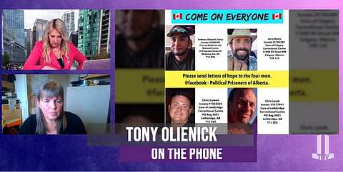 Screeenshot of Dec. 27 interview with Tony Olenick and "Granny" Mackay