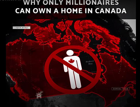 WATCH: American politician explains why only millionaires can buy a home in Canada
