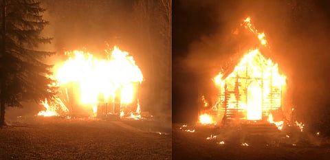 Church fires in Barrhead