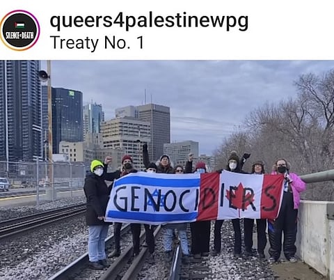 Anti-Israel protests in Winnipeg