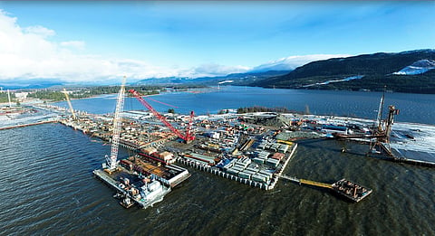 LNG Canada terminal at Kitimat