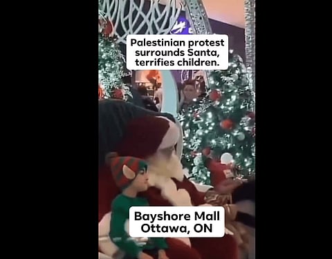 Santa under threat at Ottawa's Bayshore Mall