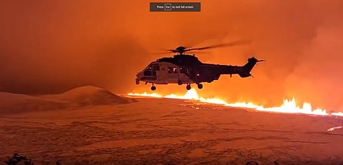 WATCH: Iceland declares state of emergency after epic volcano eruption