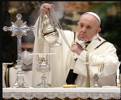 Pope gives blessing to same-sex unions, not including weddings