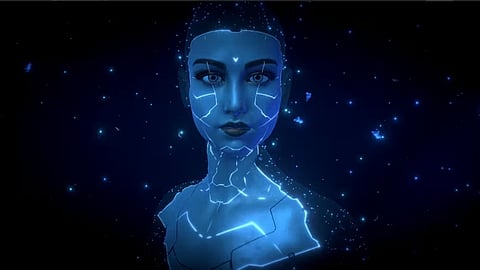 The AI agent named Ophelia was part of the "We Could Be Human: A Learning Machine" exhibit at the Phi Centre in Montreal. 