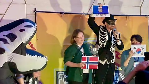 Climate activists present Alberta with the Fossil of the Day award at COP28. Trying to find agreement with climate-change zealots is getting Alberta nowhere, writes former MLA Drew Barnes, and is in fact a form of appeasement. 