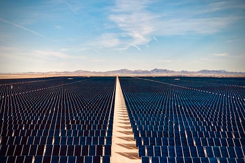 Athos III solar farm near Palm Springs