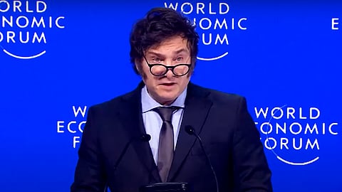 Argentinian president Javier Milei
