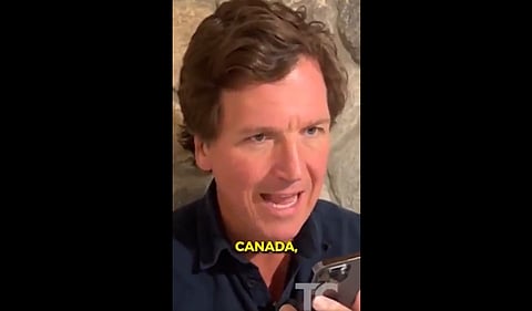 WATCH: Tucker phones Trudeau, ‘We’re coming to liberate Canada’