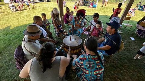 Abegweit Pow Wow drum group 