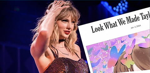 Taylor Swift has stayed clear of a group of her fans rallying behind Kamala Harris