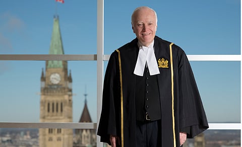 The Hon. Richard Mosley, who ruled against the Government of Canada in the Convoy case yesterday
