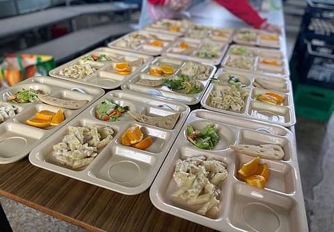 The School Lunch Association provides a balanced meal for children each school day. 