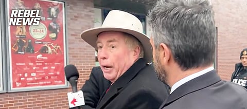 Rebel News reporter David Menzies was arrested by police after he tried to ask Deputy Prime Minister and Finance Minister Chrystia Freeland questions. 
