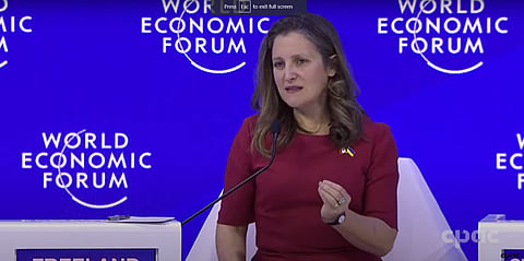 Finance Minister Chrystia Freeland, author of a showboat capital gains tax, that won't actually do any good. Writer Francis Crescia takes note that Freeland's proposed capital gains tax is divisive without being effective.