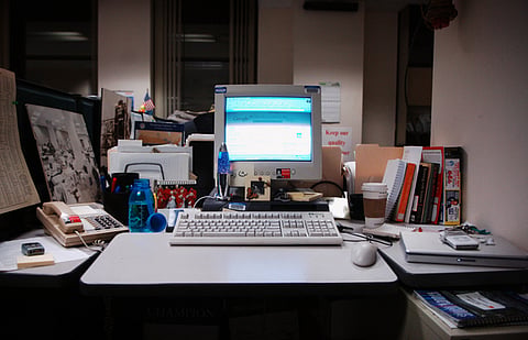 Journalist desk 