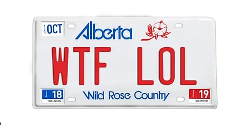 PLATE SWAP: Calgary woman saddled with licence plate from stolen car