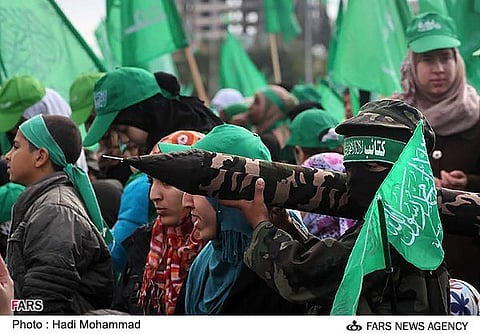 The 25th anniversary of Hamas celebrated in Gaza. 