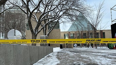 BREAKING: Edmonton man arrested after firing shots, throwing Molotov cocktail inside City Hall