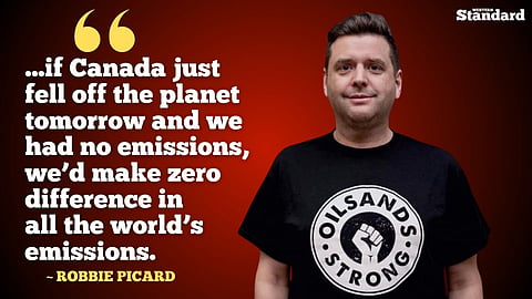 'Canada has, on the very high scale, 1.5% of all global emissions.'