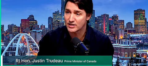 Prime Minister Trudeau on the Jesperson show Wednesday.
