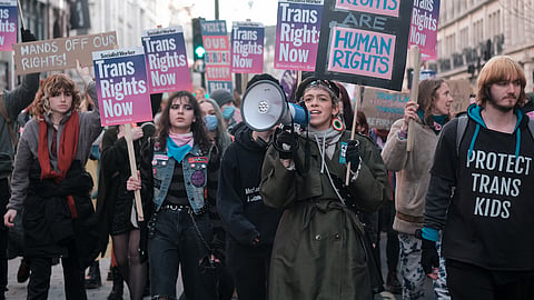Trans 'rights' march in London
