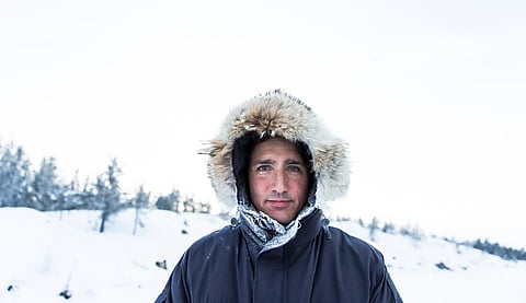 Justin Trudeau in Yellowknife