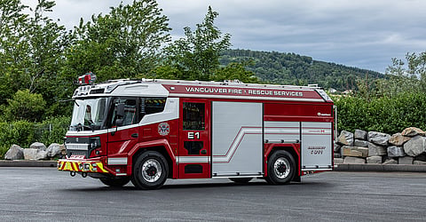 Vancouver’s first EV fire truck 