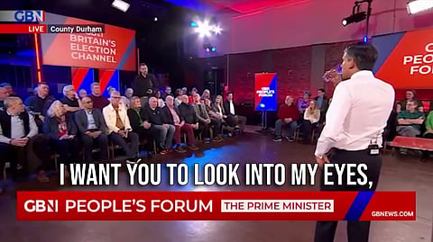 John Watts addressed British Prime Minister Rishi Sunak about his vaccine injury