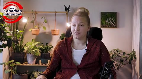 Kayla Pollock, a 37-year-old from Ontario developed paralysis from transverse myelitis after receiving a COVID-19 booster.