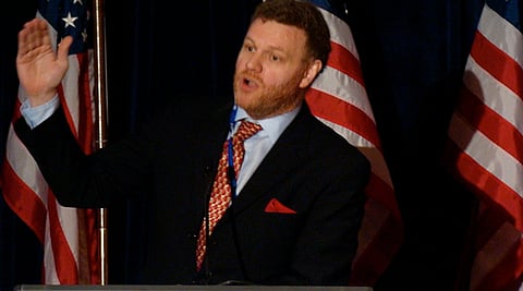 Mark Steyn speaks at a CPAC conference