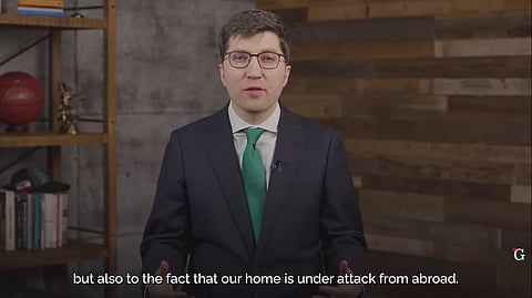 In a 20-minute YouTube video, Conservative MP Garnet Genuis said Canada is in a new Cold War.