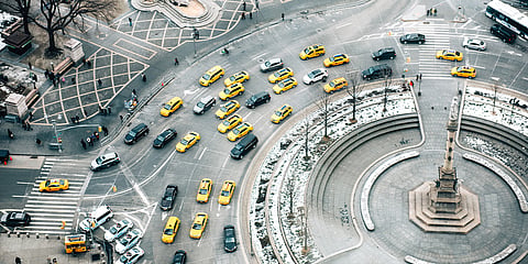 Traffic circles are more common in Europe