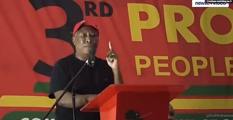 WATCH: South African opposition leader on campaign trail after calls for genocide of white farmers
