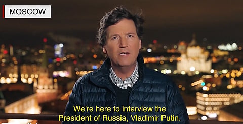 Tucker Carlson confirms interview with Putin 