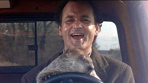 Bill Murray in Groundhog Day