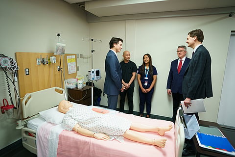 One in four Ontario ALS patients choose MAiD. Prime Minister Justin Trudeau, hospital photo op