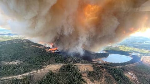 Edson wildfire 