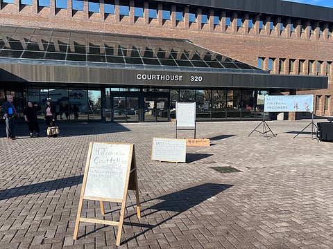 Smaller courtroom prevents general public from attending Coutts 2 pre-trial hearing