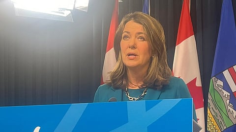 Alberta Premier Danielle Smith highlighted the importance of carbon neutrality projects. 