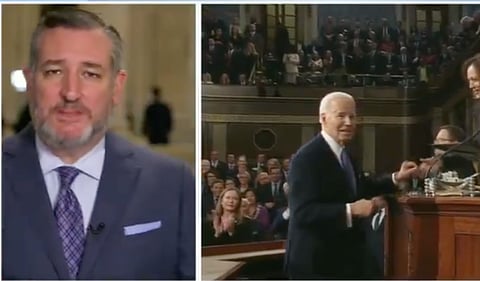 Ted Cruz said Joe Biden's State of the Union Address was bizarre. 