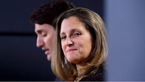 Justin Trudeau, Chrystia Freeland