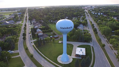Manitoba small town annual donation 6x national average 