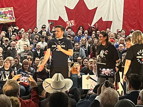 Pierre Poilievre said the carbon tax is intended to concentrate control to bureaucrats and politicians and remove it from average Canadians. 