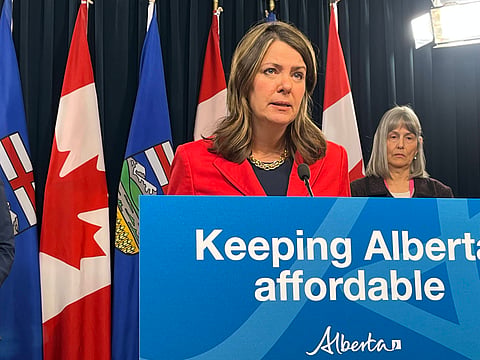 Danielle Smith said a letter about issues in the City of Edmonton will not be made public because of its anonymous author. 